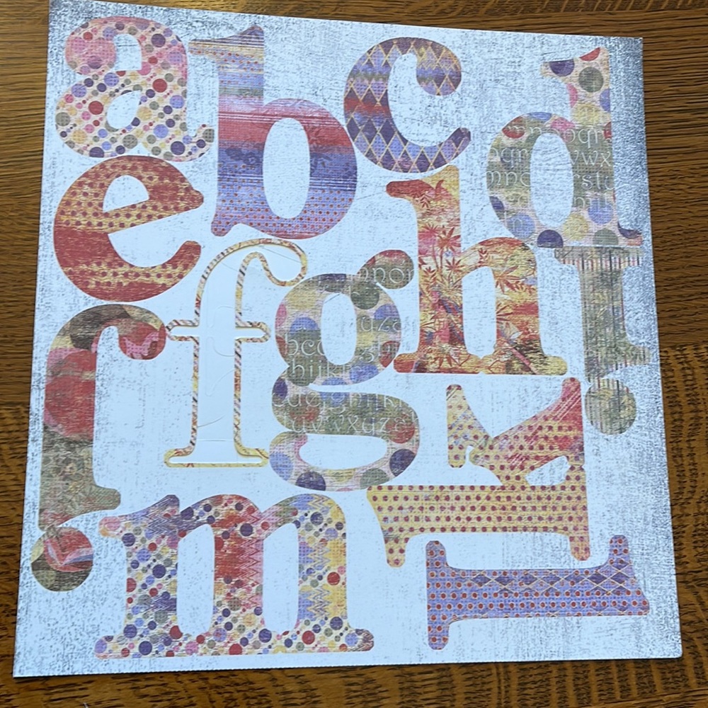 Scrapbooking Cardstock alphabet letters 10 full sheets NEW! + 7 partial - Picture 13 of 16